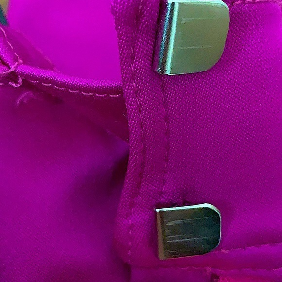 Italian Skitique Vintage Fuchsia Stirrup Ski Pants - Picture 9 of 11